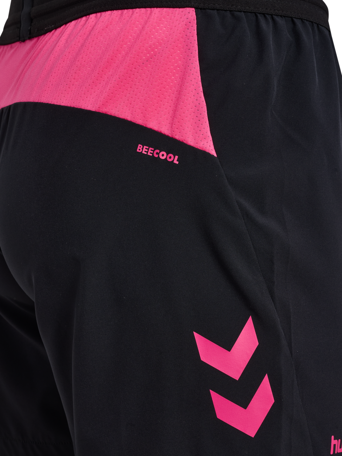 hmlBLAZE PRO TRAINING SHORTS WO, BLACK/PINK, packshot
