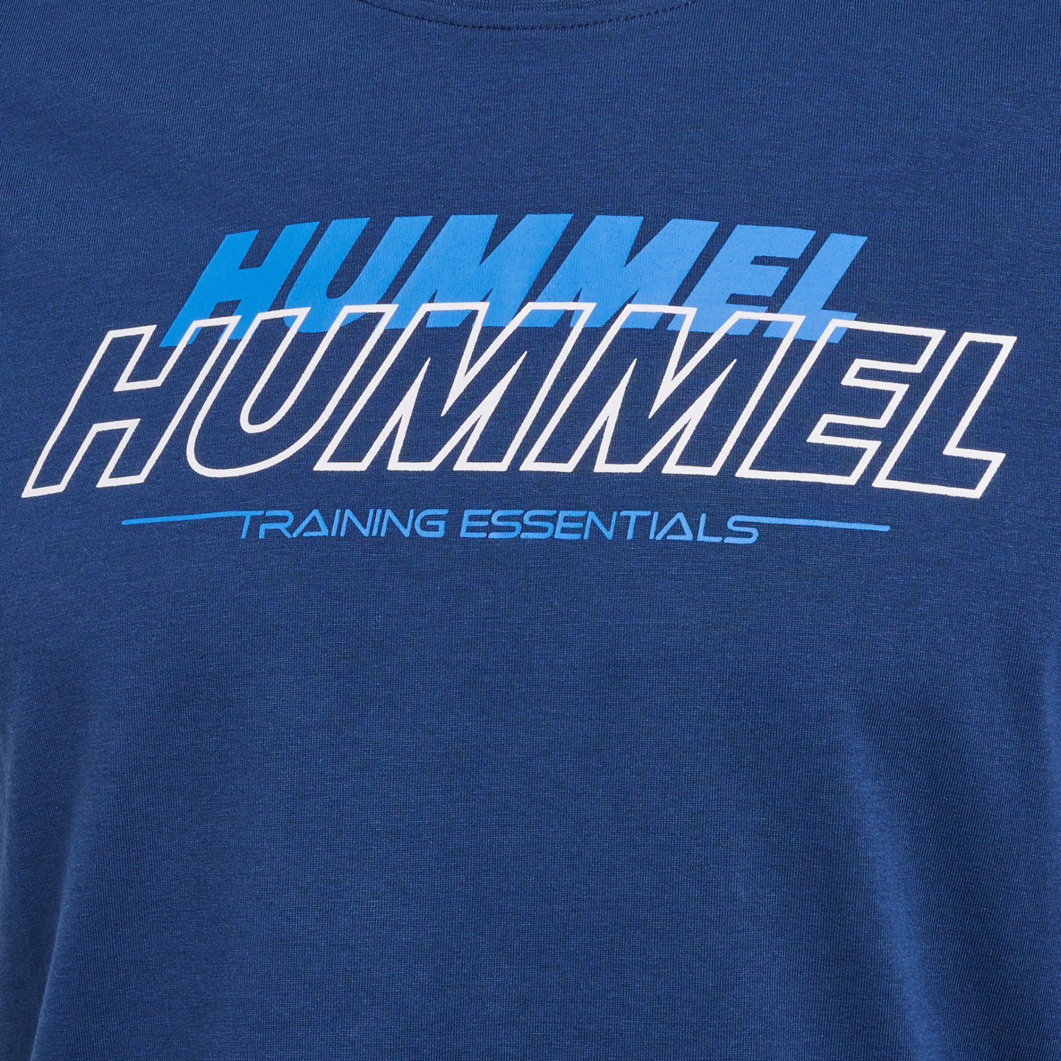 hmlTE JEFF COTTON T-SHIRT, INSIGNIA BLUE, packshot