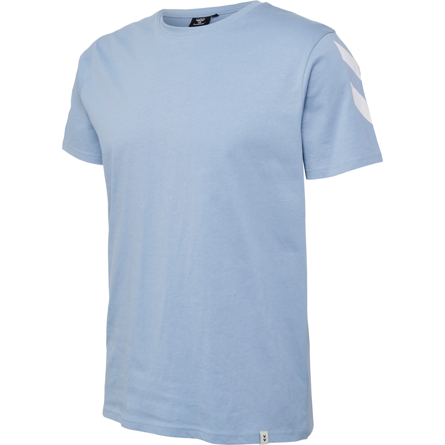hmlLEGACY CHEVRON T-SHIRT, ASHLEY BLUE, packshot