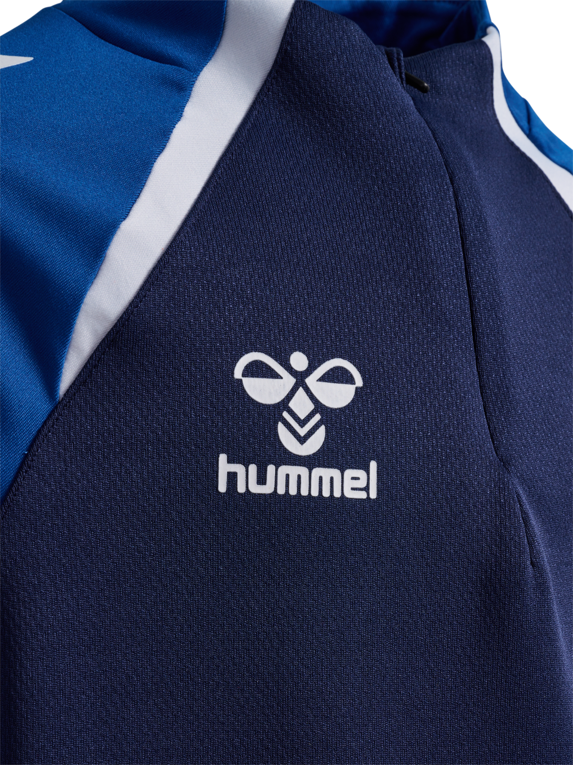 hmlLEAD 2.0 HALF ZIP KIDS, MARINE/TRUE BLUE, packshot