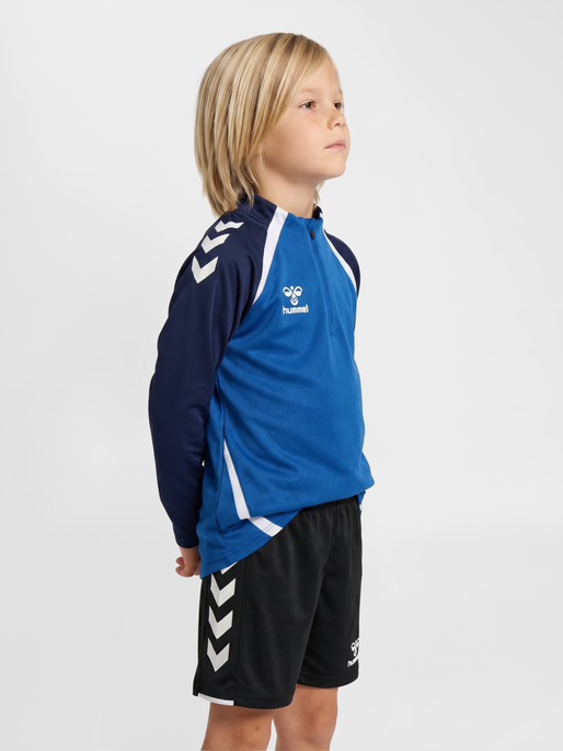 hmlLEAD 2.0 HALF ZIP KIDS, TRUE BLUE/MARINE, model