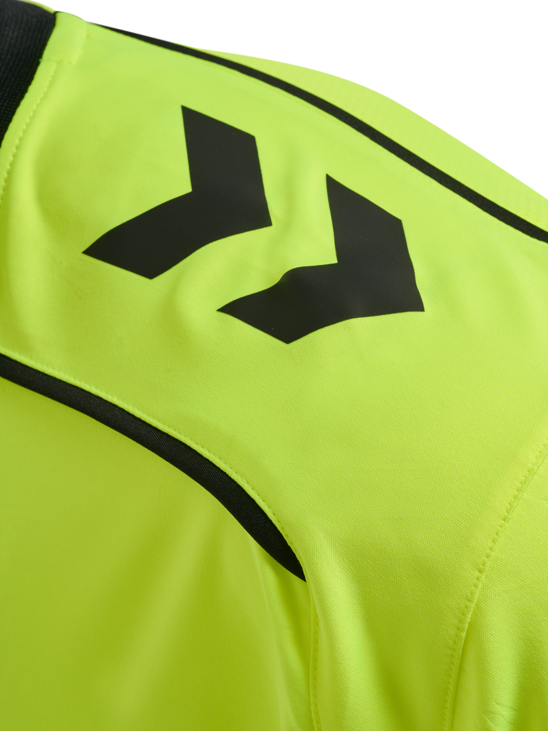 hmlREFEREE JERSEY L/S, NEON YELLOW, packshot