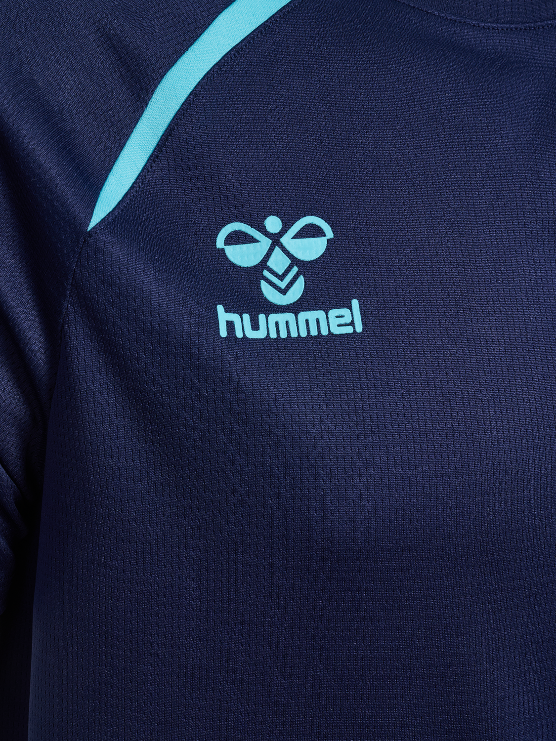 hmlLEAD 2.0 JERSEY S/S, MARINE/BLUE FISH, packshot