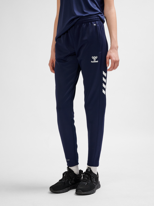 hmlCORE XK TRAINING PL PANTS WOMAN, MARINE, model
