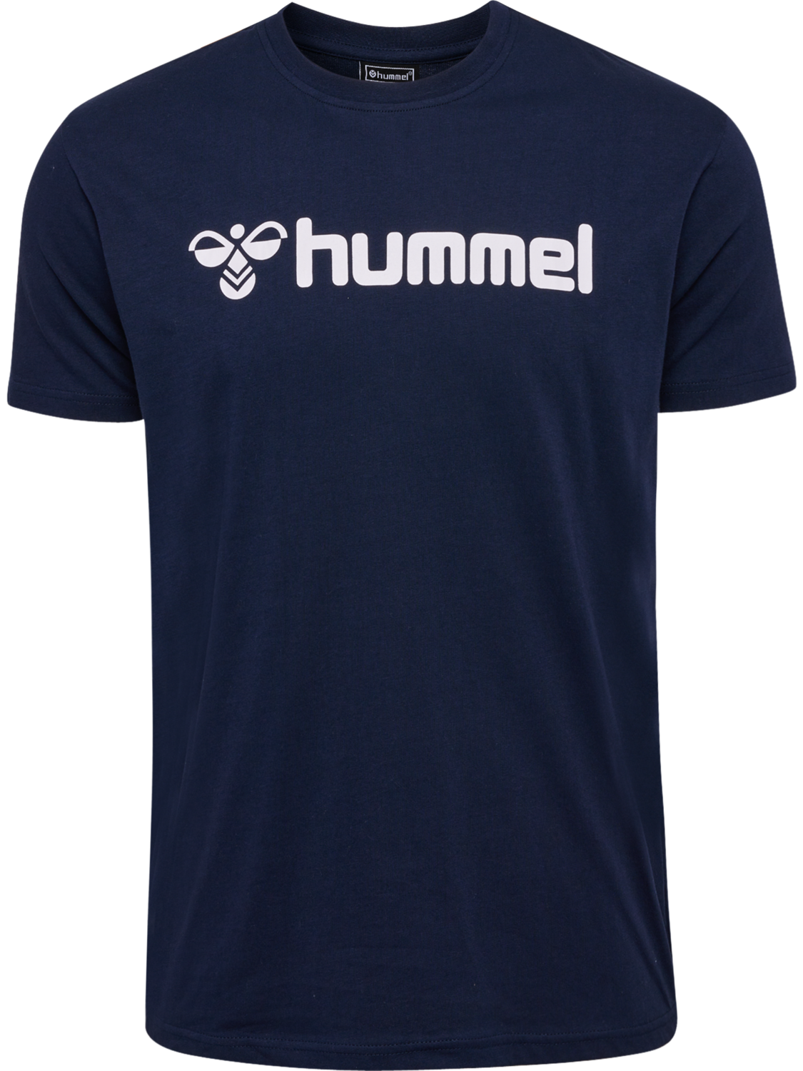 hmlMOVER COTTON T-SHIRT S/S, MARINE, packshot