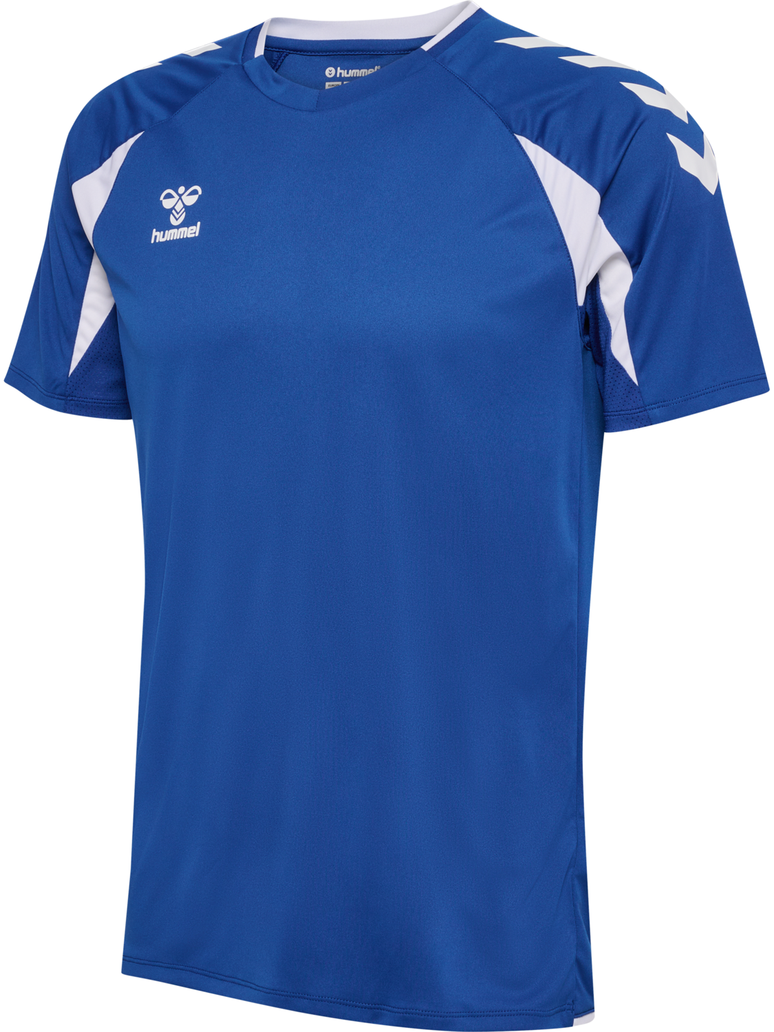 hmlCORE 2.0 JERSEY S/S, TRUE BLUE/WHITE, packshot