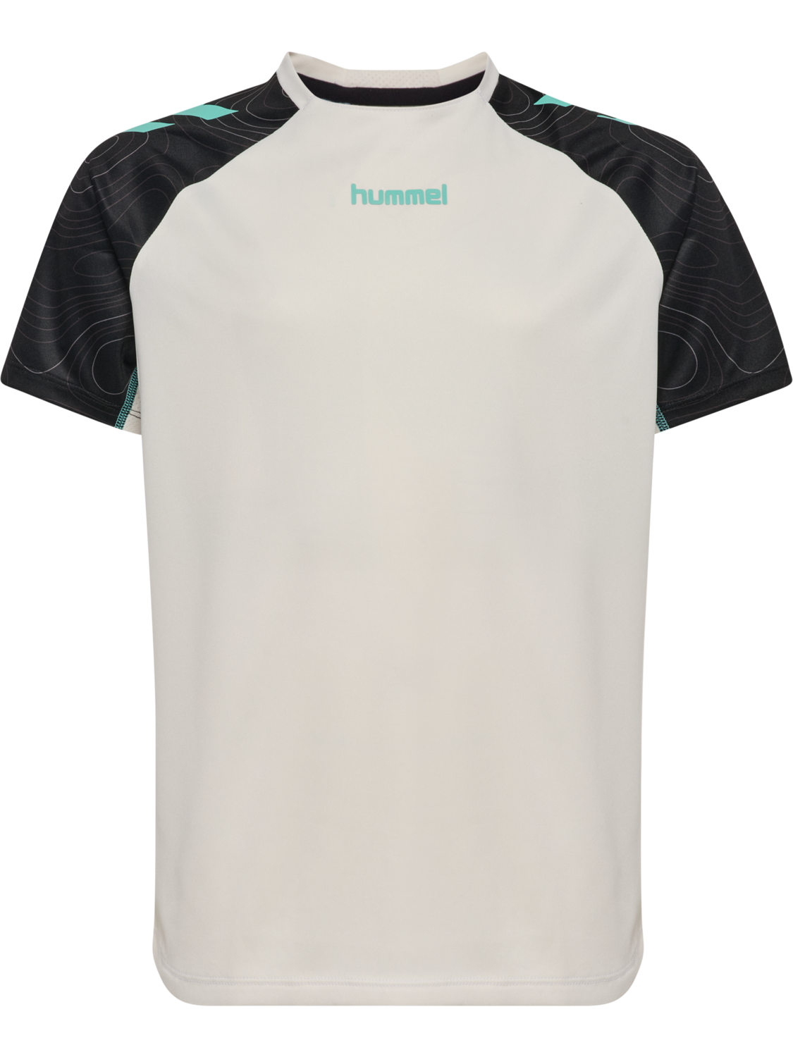 hmlBLAZE 2.0 TRAINING JERSEY KIDS, VAPOROUS GRAY/POOL BLUE, packshot