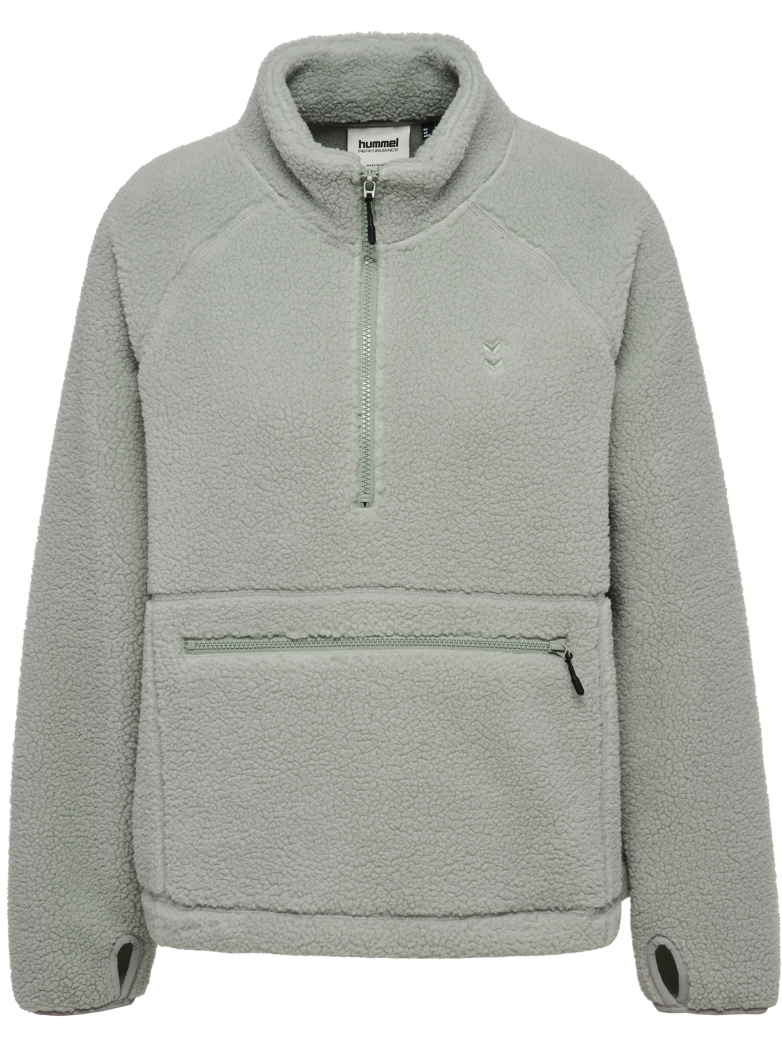 hmlPULSE FLEECE W PULLOVER, BELGIAN BLOCK, packshot