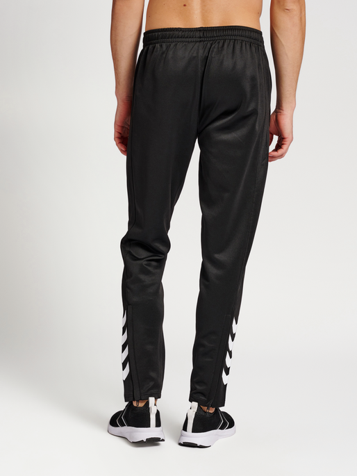 hmlCORE XK POLY PANTS, BLACK/BLACK, model