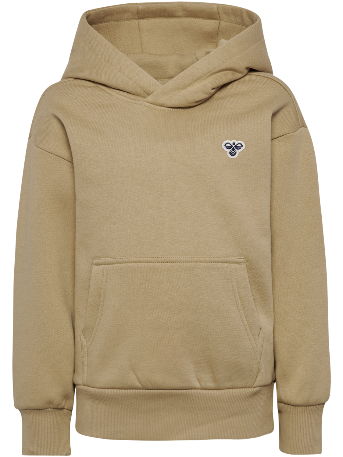 hmlJR LOOSE HOODIE BEE, CORNSTALK, packshot