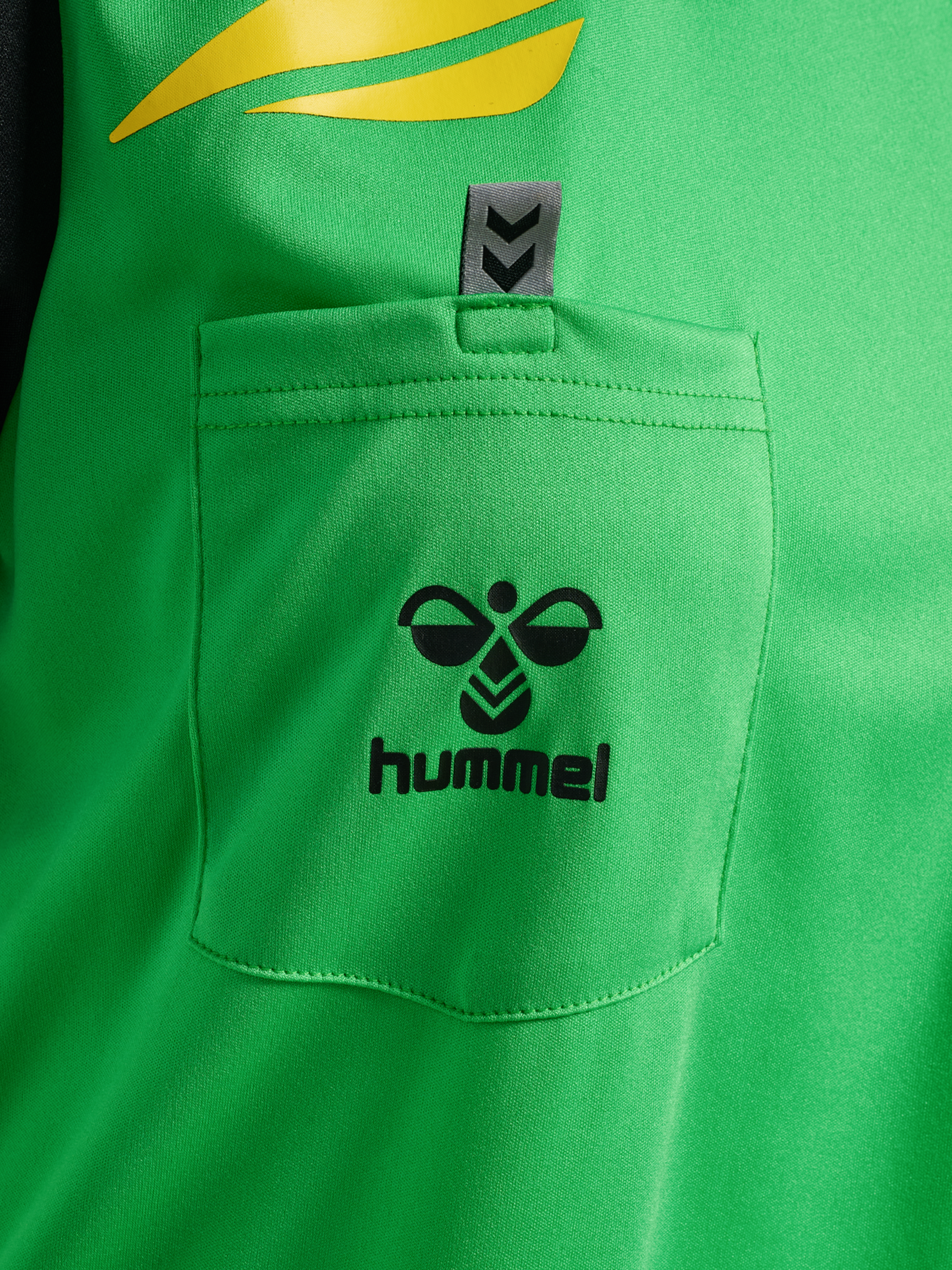FFHB NEW REFEREE JERSEY S/S WO, POISON GREEN WO SPONSOR, packshot
