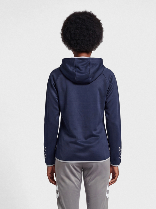 hmlCIMA HOODIE WOMAN, MARINE, model