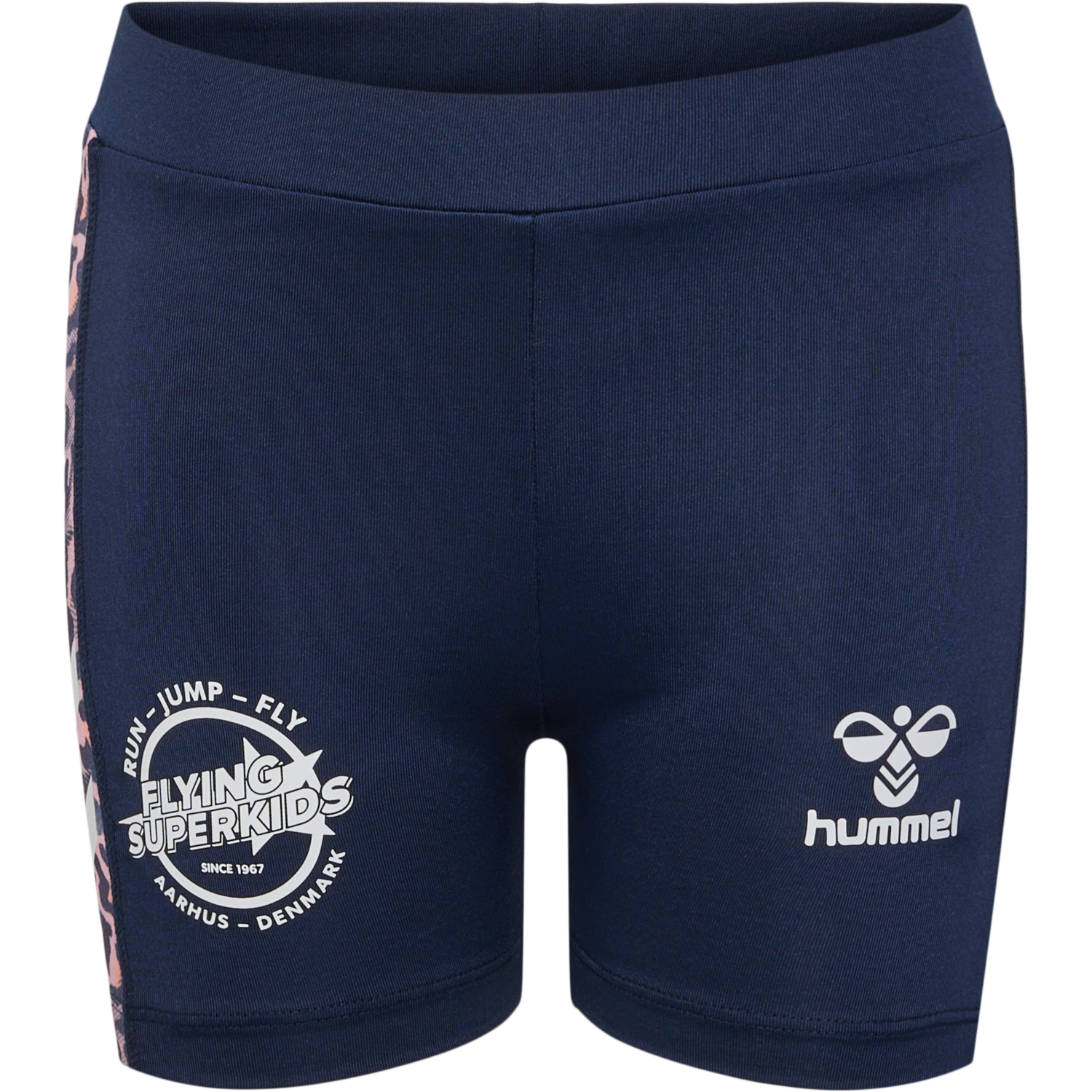 hmlFSK JOY TIGHT SHORTS, BLACK IRIS, packshot