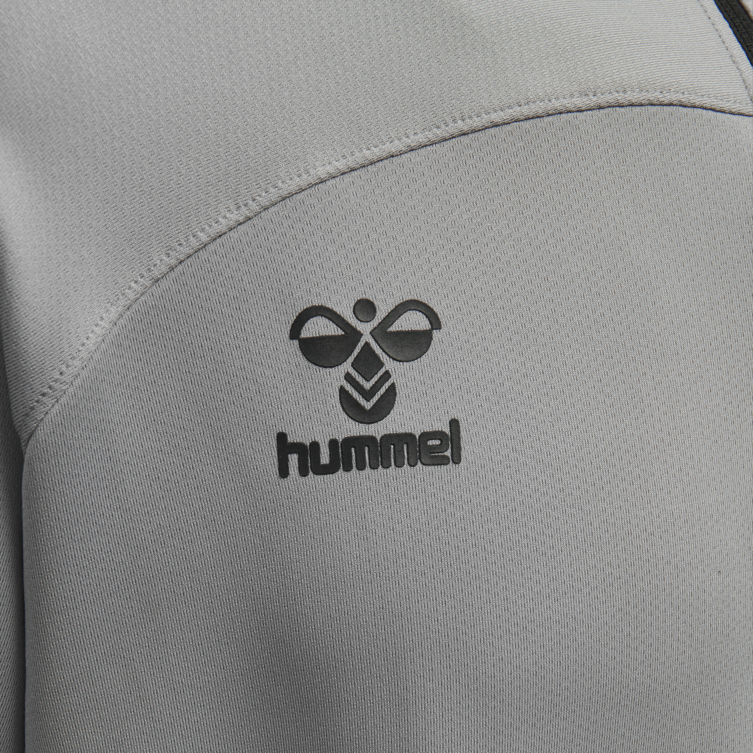 hmlLEAD HALF ZIP KIDS , GREY MELANGE, packshot