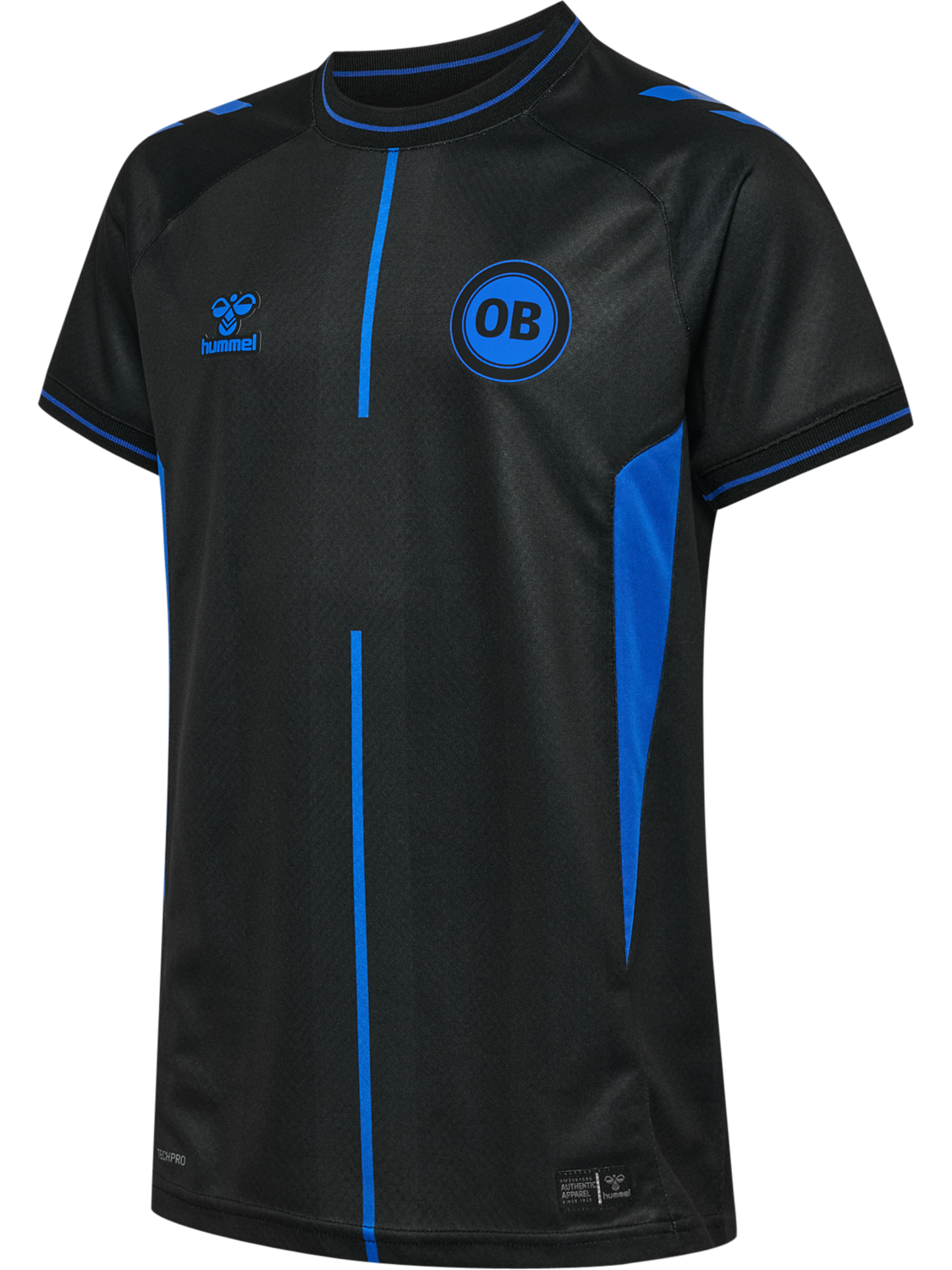 OB 26/27 AWAY JERSEY S/S KIDS, BLACK/ASPHALT, packshot