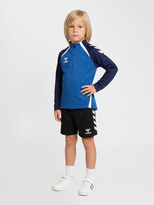 hmlLEAD 2.0 HALF ZIP KIDS, TRUE BLUE/MARINE, model