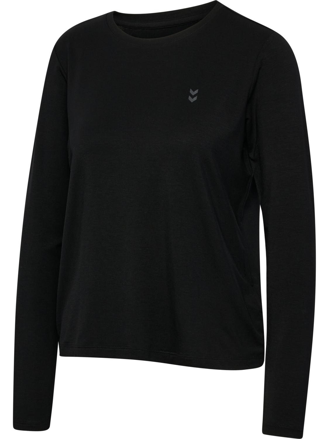 hmlYOGA SOFT LOOSE W T-SHIRT LS, BLACK, packshot