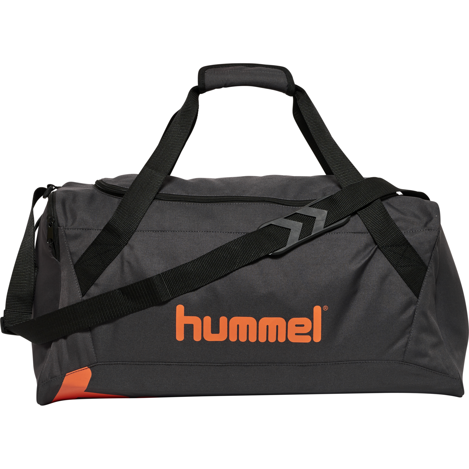 hmlACTION SPORTS BAG, FORGED IRON/NASTURIUM, packshot