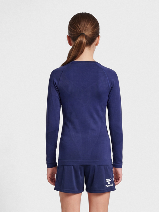 hmlBL COMFORT 2.0 TEE L/S KIDS, MARINE, model