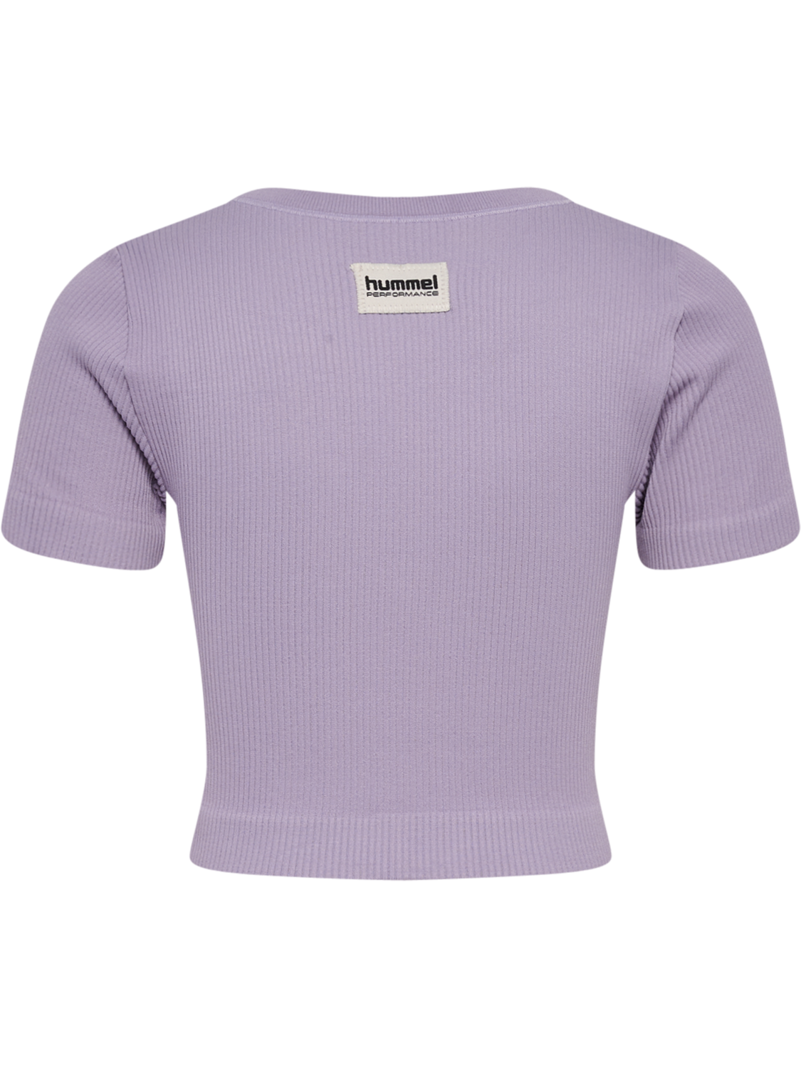 hmlJR SEAMLESS RIB T-SHIRT S/S, LAVENDER GRAY, packshot