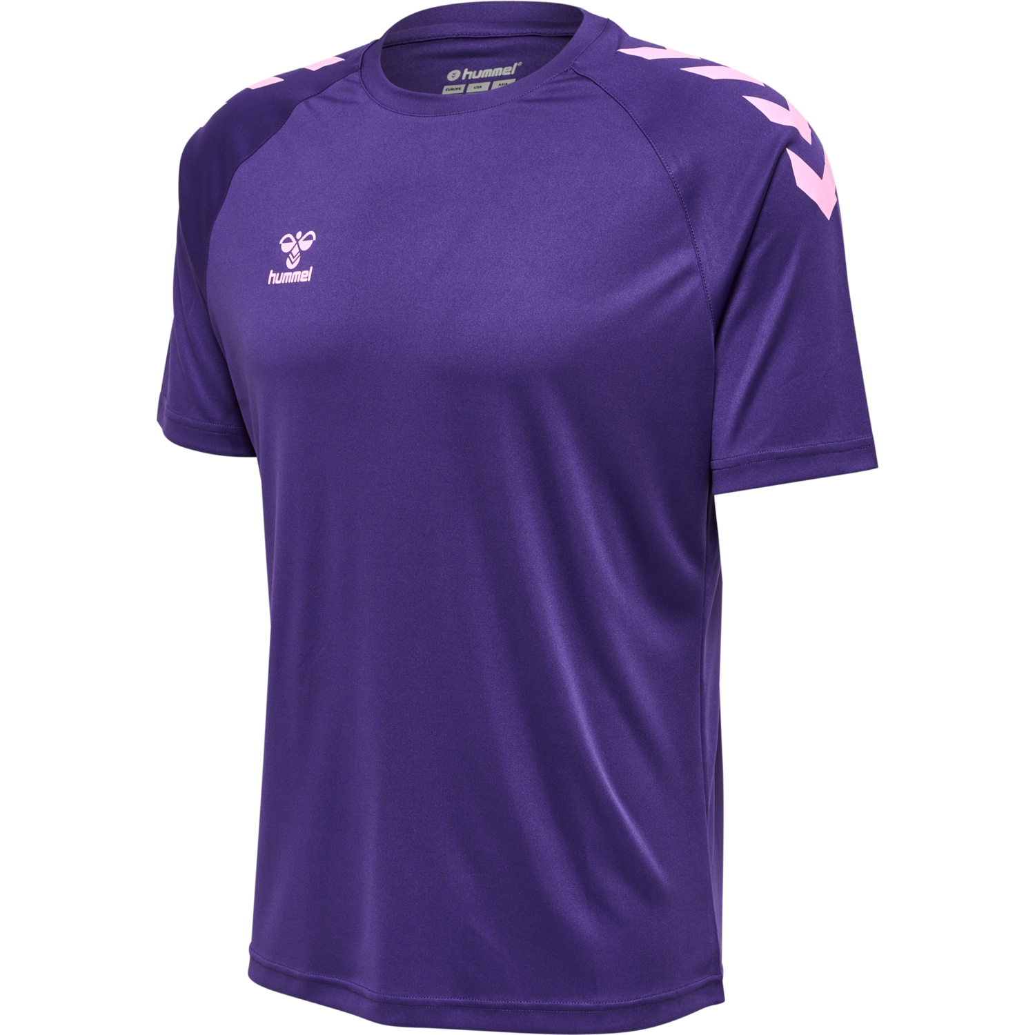 hmlCORE XK CORE POLY T-SHIRT S/S, ACAI, packshot