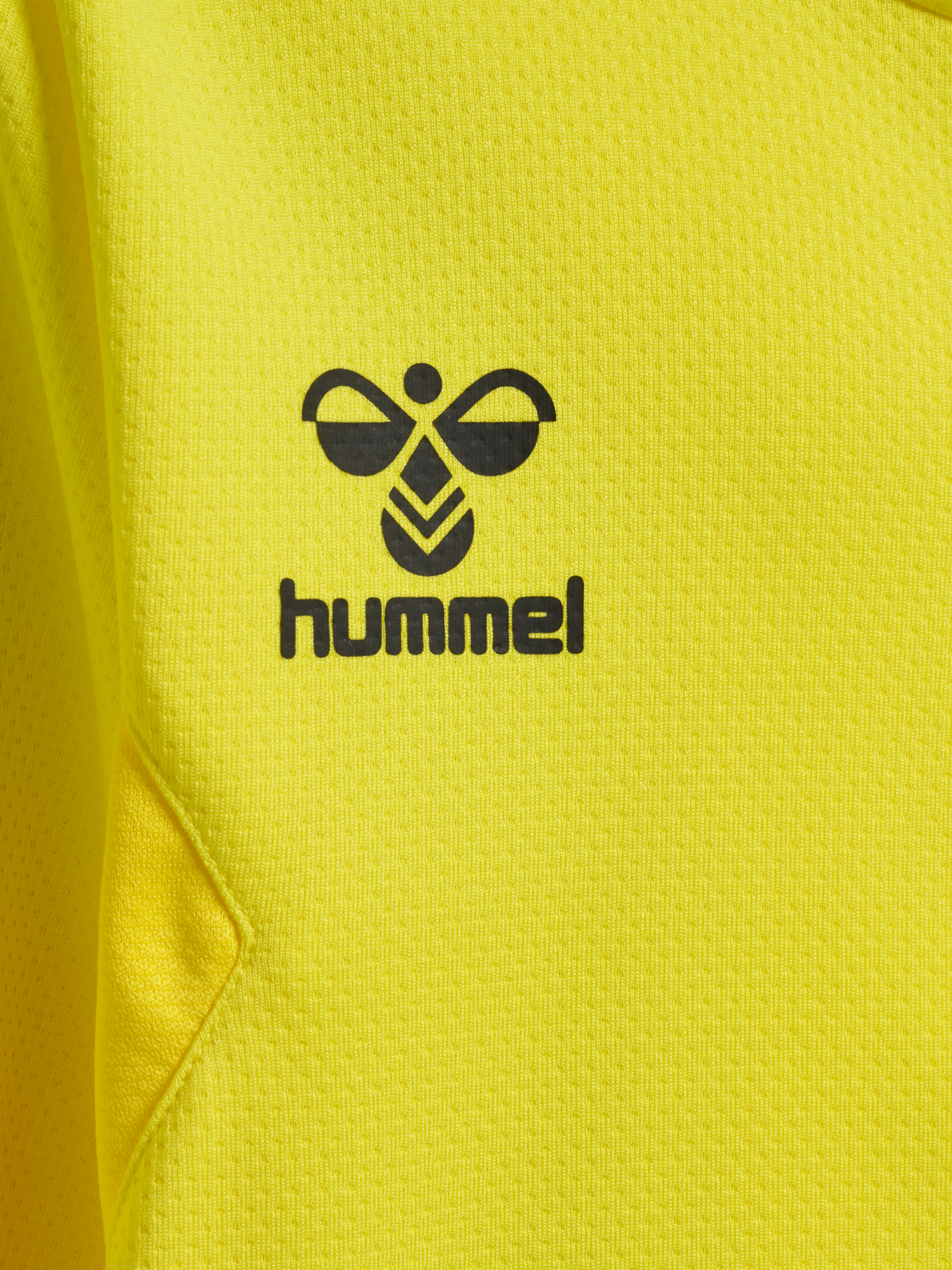 hmlAUTHENTIC PL ZIP HOODIE KIDS, BLAZING YELLOW, packshot