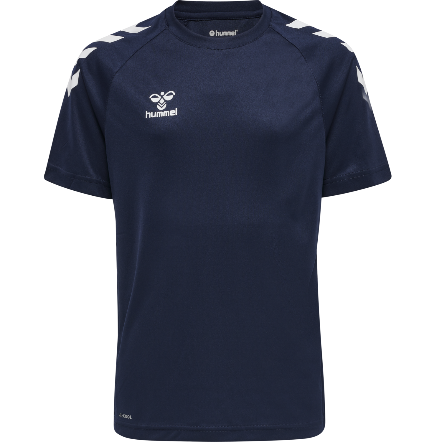 hmlCORE XK CORE POLY TEE S/S KIDS, MARINE, packshot