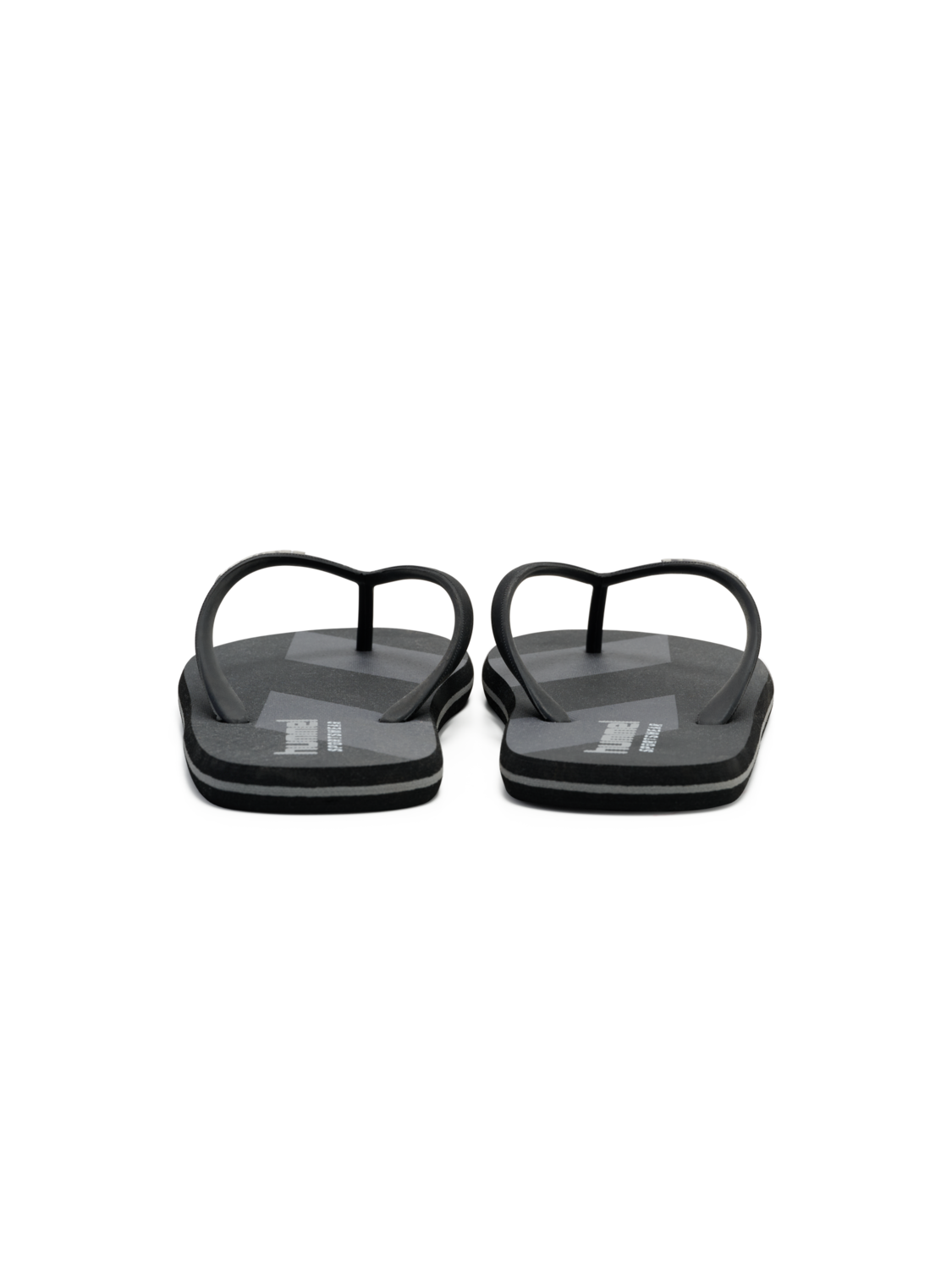 CHEVRON FLIP FLOP, BLACK, packshot