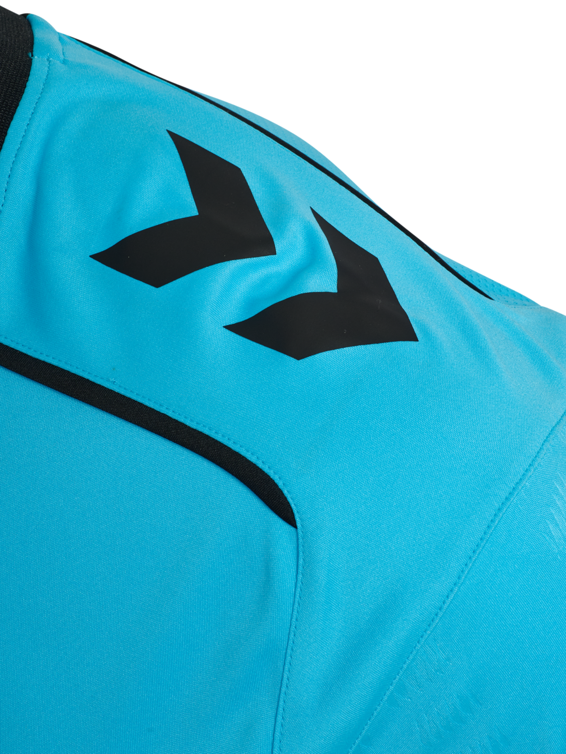 hmlREFEREE JERSEY L/S, NEON BLUE, packshot