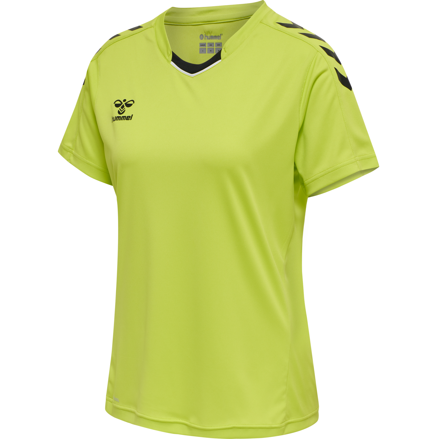 hmlCORE XK POLY JERSEY S/S WOMAN, LIME POPSICLE, packshot
