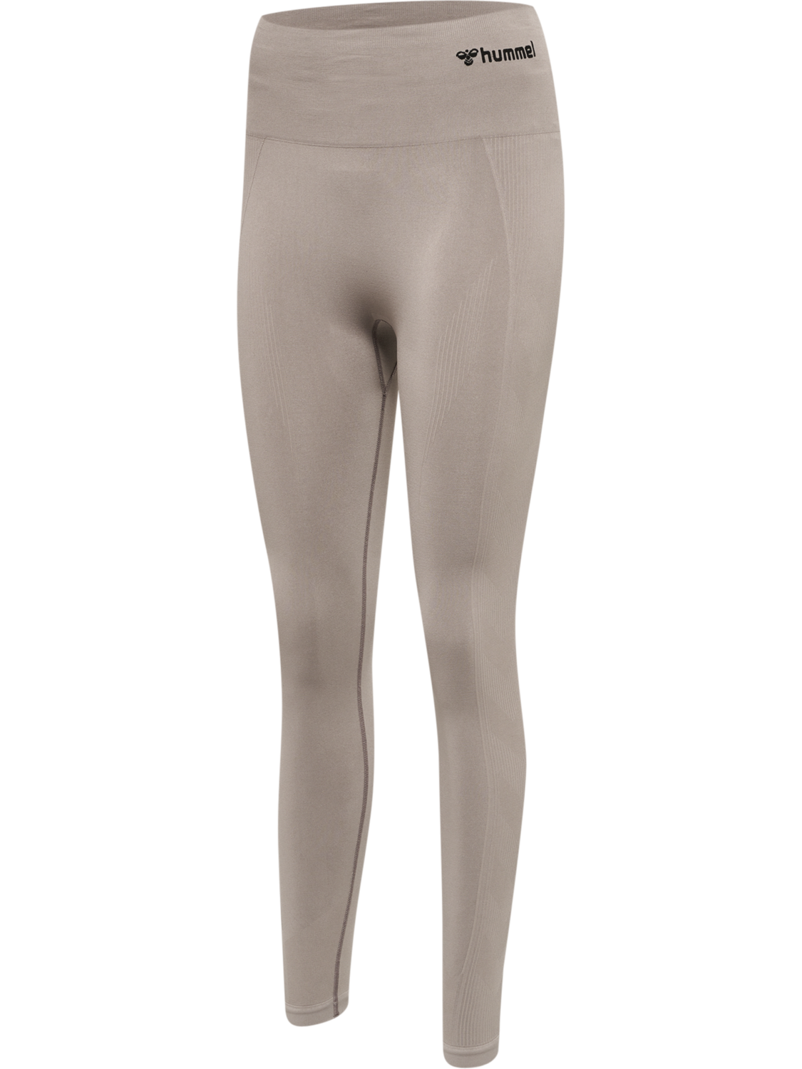 hmlTIF SEAMLESS HIGH WAIST TIGHTS, DRIFTWOOD, packshot