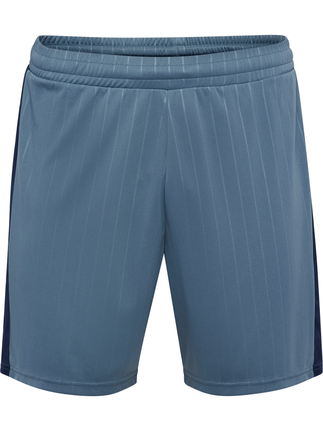 hmlPULSE STRIPE BLOCKED SHORTS, BLUE MIRAGE/DRESS BLUE, packshot