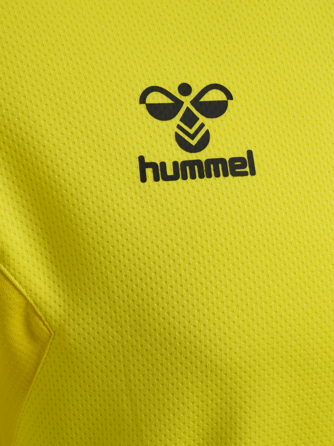 hmlAUTHENTIC PL HOODIE, BLAZING YELLOW, packshot
