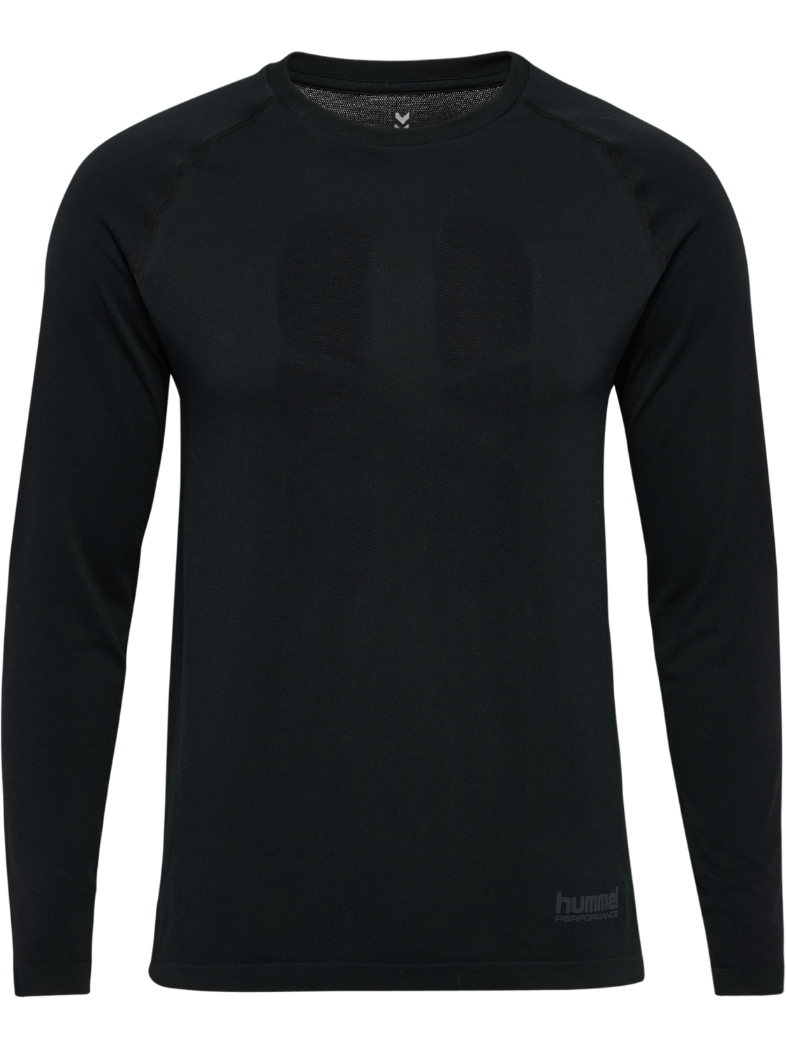 hmlHIIT SEAMLESS T-SHIRT L/S, BLACK, packshot