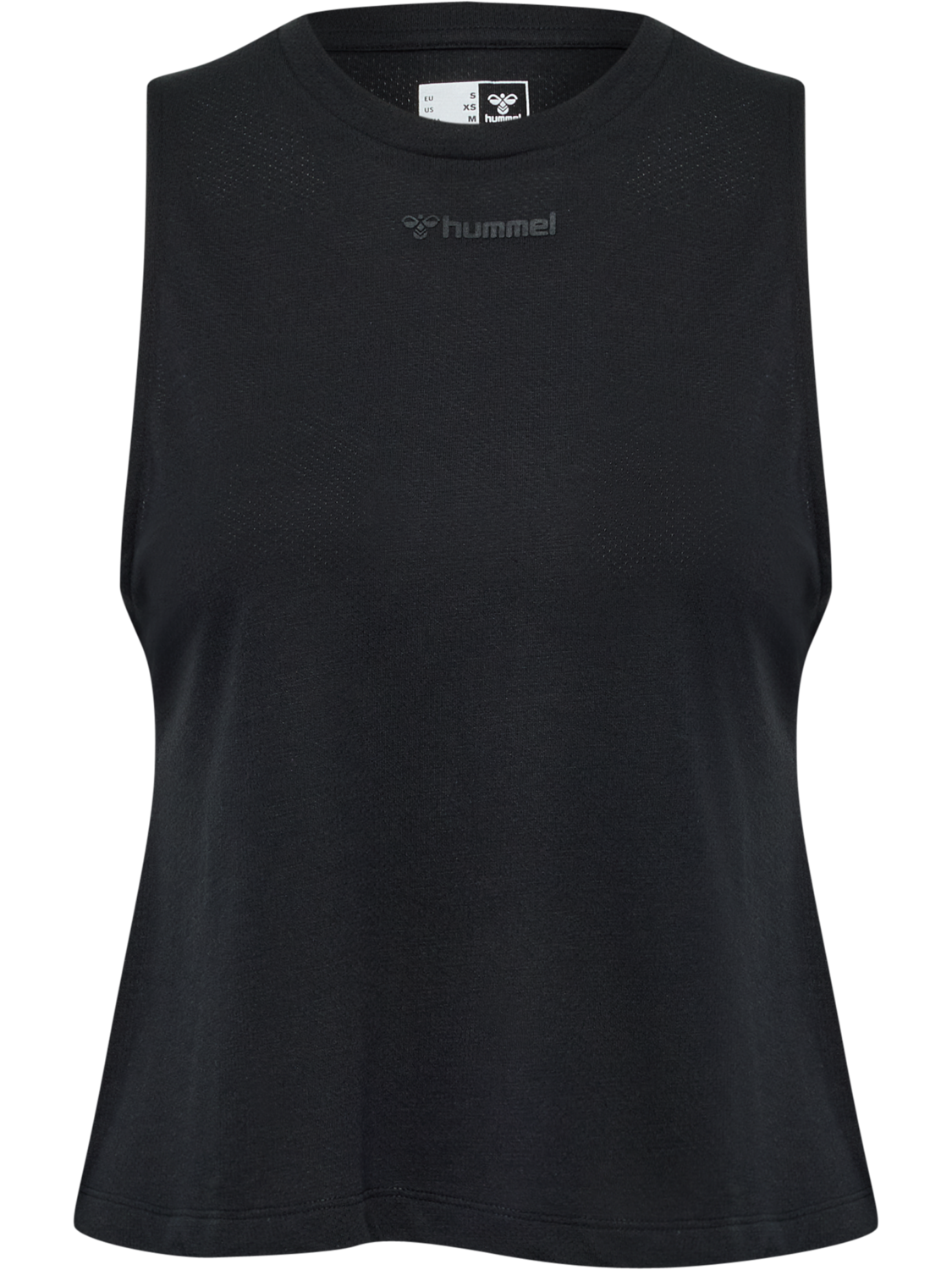 hmlMT VANJA SHORT MUSCLE TANKTOP, BLACK, packshot