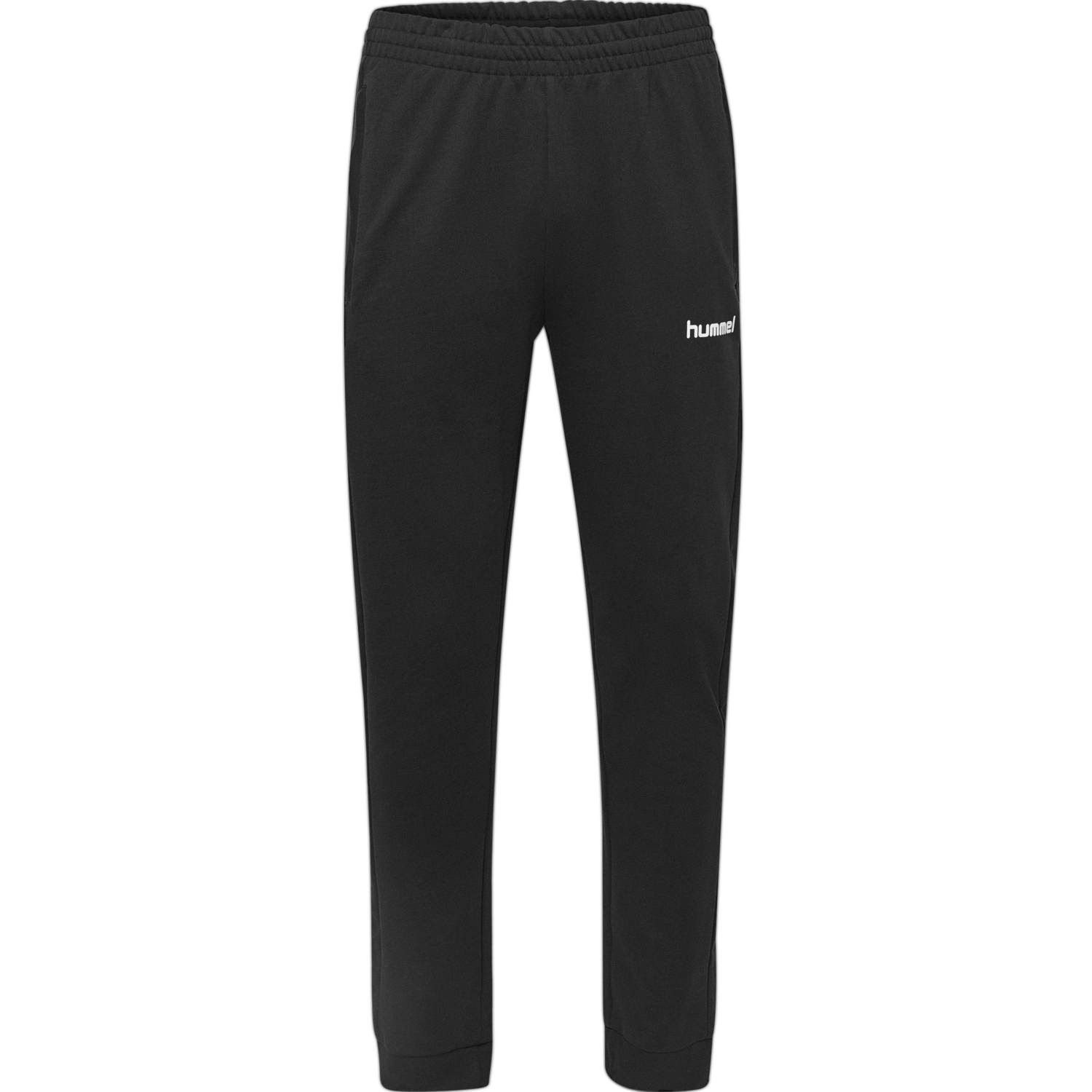 HMLGO KIDS COTTON PANT, BLACK, packshot