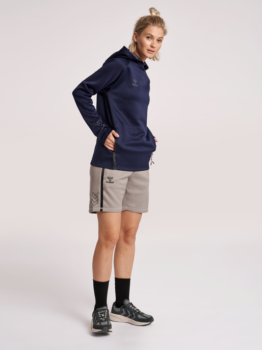 hmlCIMA XK HOODIE WOMAN, MARINE, model