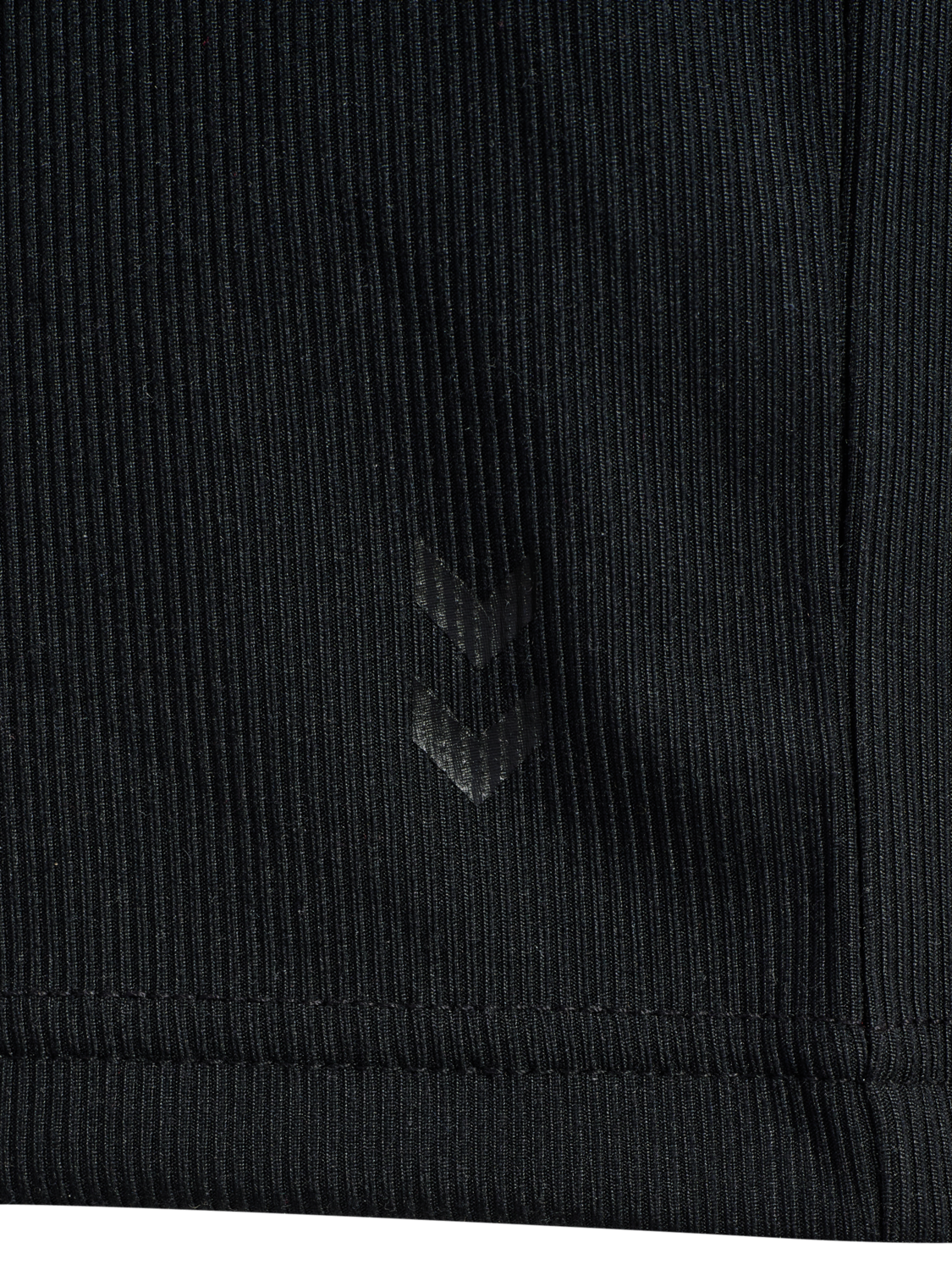 hmlPULSE RIB SHORTS, BLACK, packshot