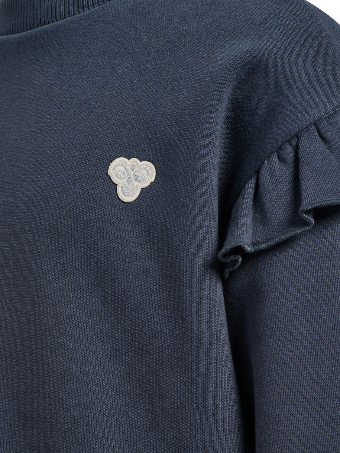 hmlJR LOOSE FLAIR SWEATSHIRT BEE, OMBRE BLUE, packshot