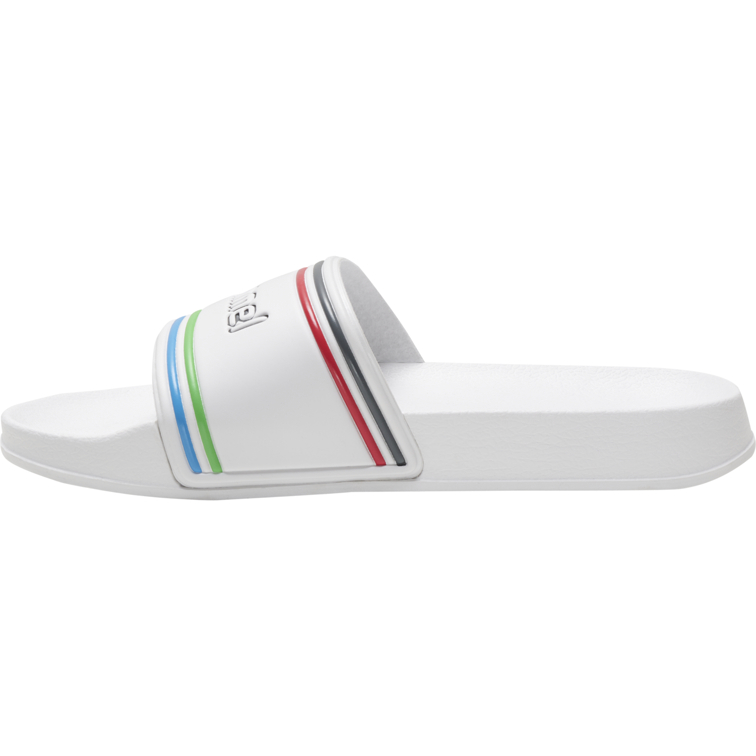 POOL SLIDE RETRO, WHITE, packshot