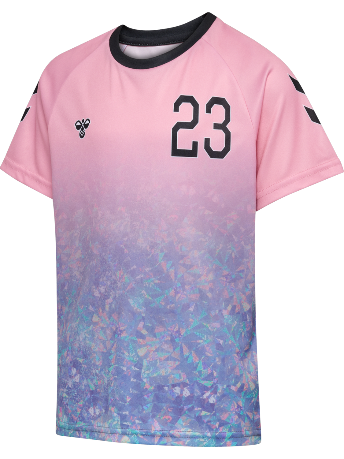 hmlSHIMMER T-SHIRT S/S, PINK NECTAR, packshot