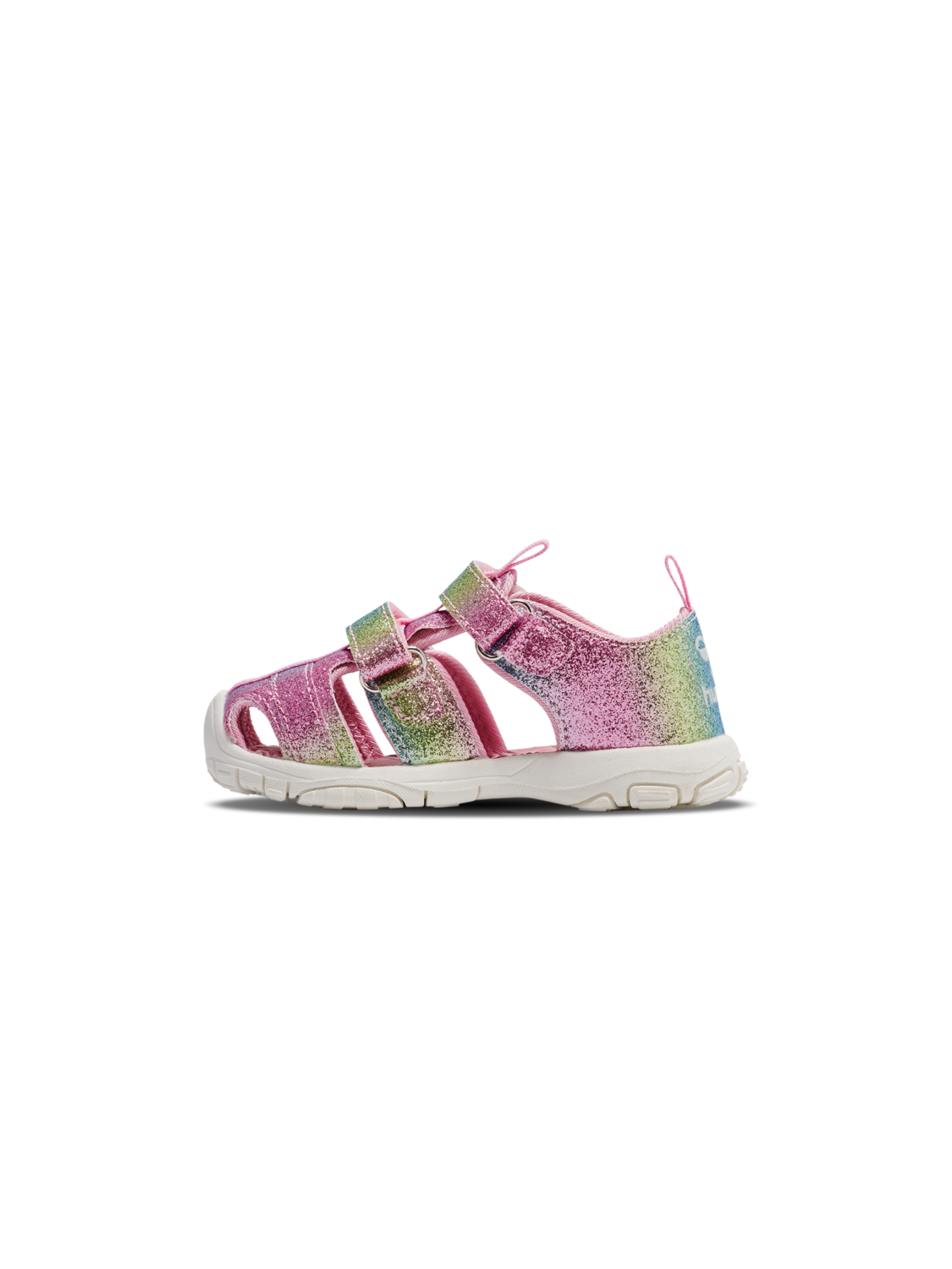 SANDAL VELCRO INFANT, WHITE/MULTICOLOR, packshot