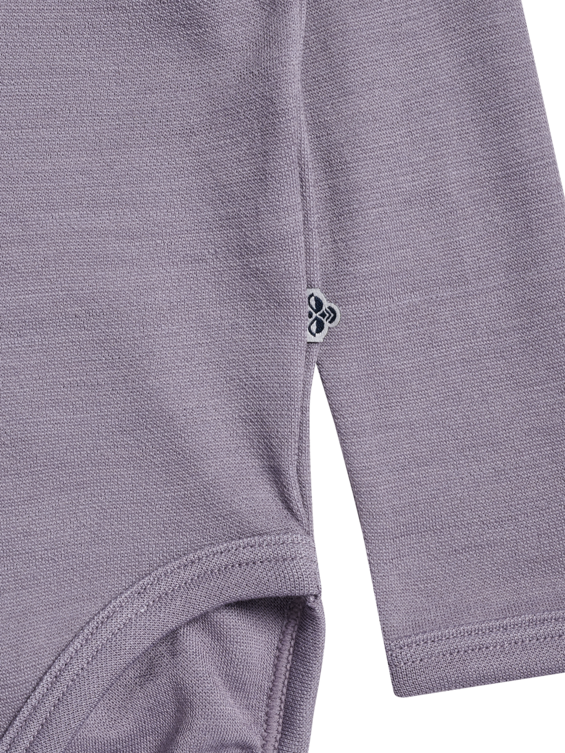 hmlMINI WOOL SOLID BODY L/S, GRAY RIDGE, packshot