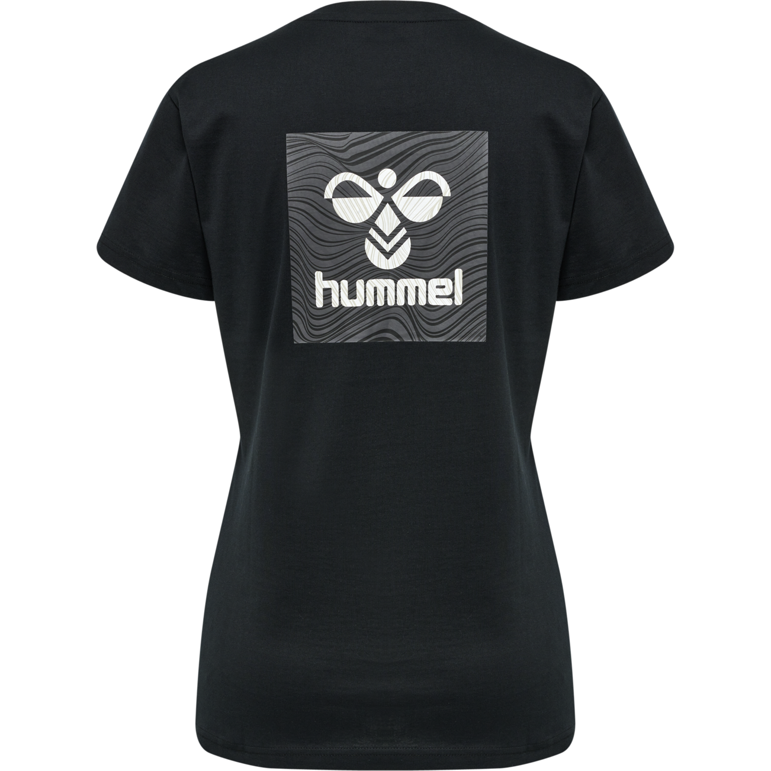 hmlOFFGRID TEE S/S WO, JET BLACK/FORGED IRON, packshot
