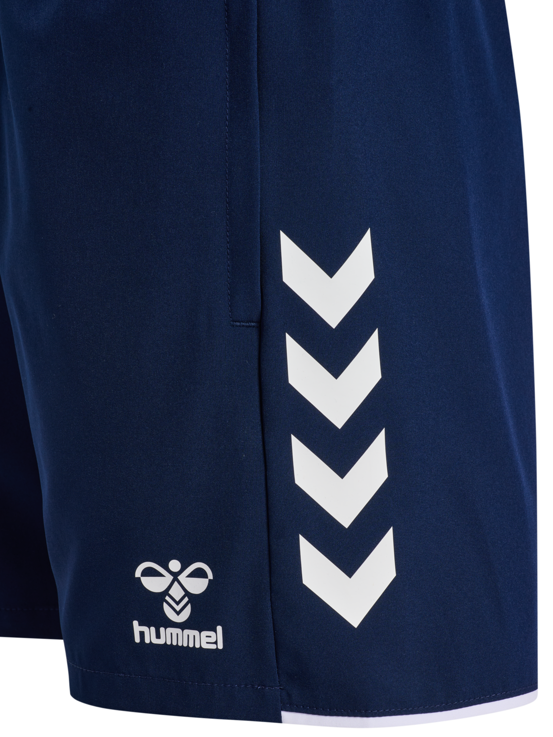 hmlCORE 2.0 WOVEN SHORTS WOMAN, MARINE/WHITE, packshot