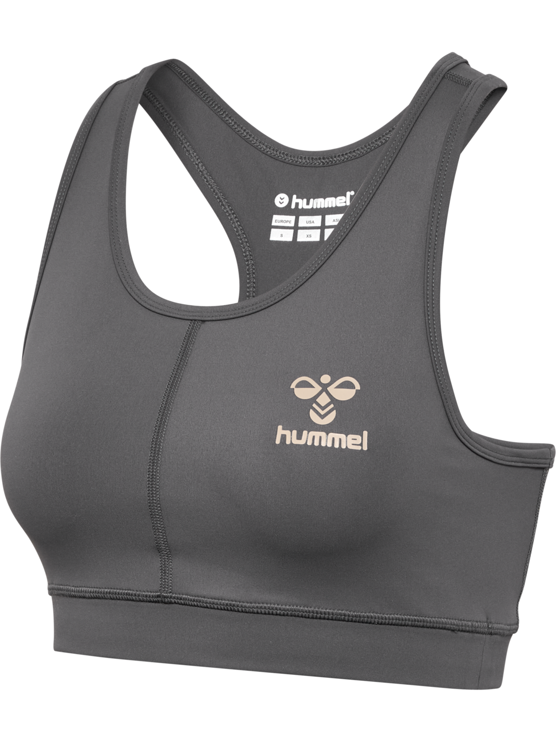 hmlSPRINT BRA, FORGED IRON, packshot