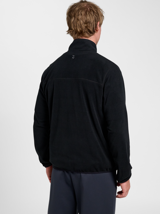 hmlACTIVE FLEECE JACKET, BLACK, model