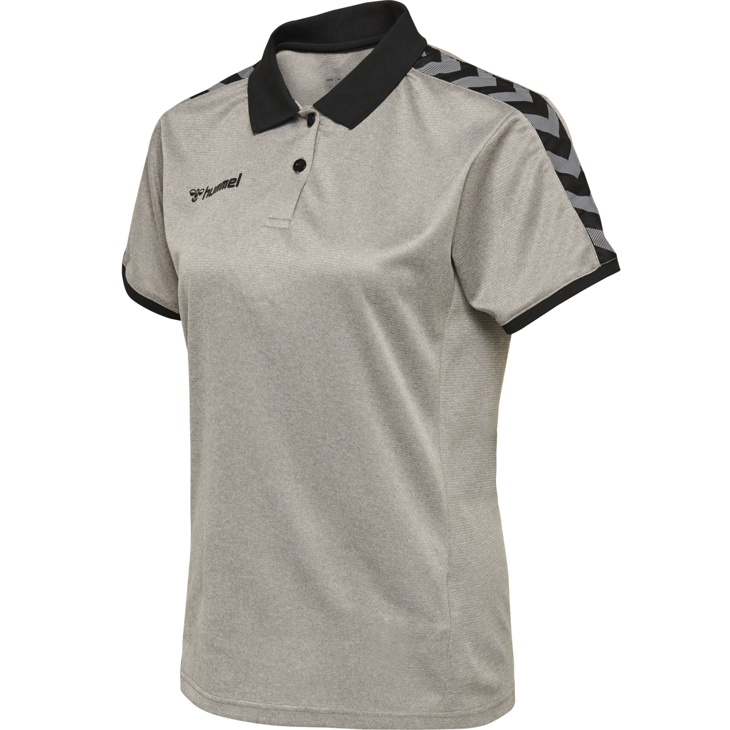 hmlAUTHENTIC FUNCTIONAL POLO WOMAN, GREY MELANGE, packshot