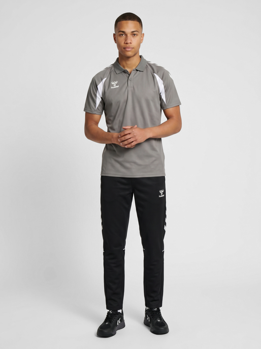 hmlCORE 2.0 POLO, STEEL GRAY/WHITE, model