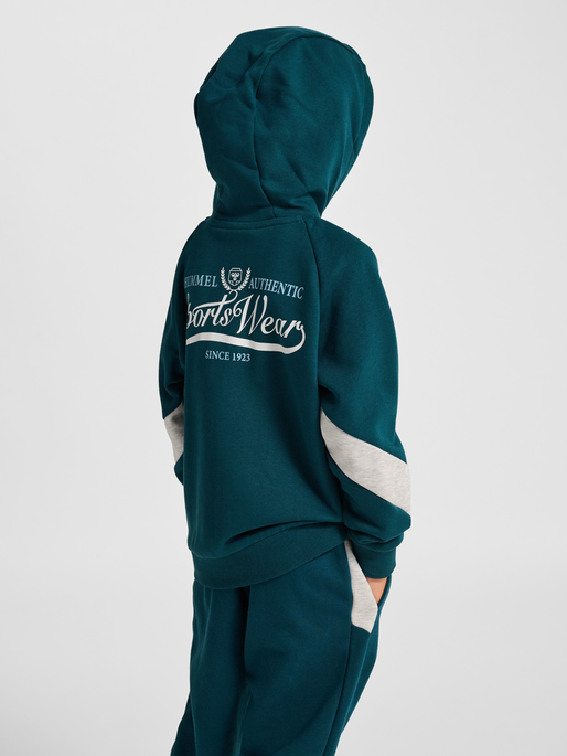 hmlJR LOOSE HOODIE BTS, REFLECTING POND, model